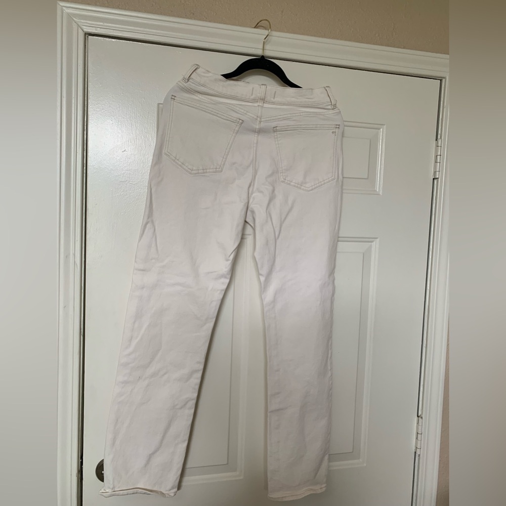 Madewell The 90s Straight High Rise Jeans Vintage Canvas Cream 🌴 - Picture 7 of 15